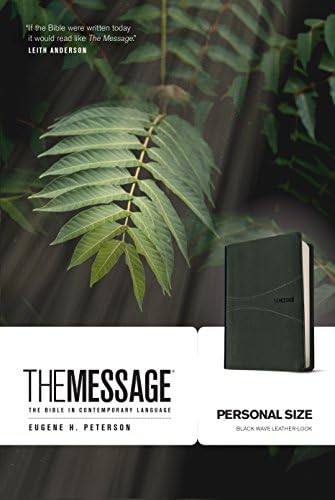 The Message Personal Size, Black Wave, Leather Like