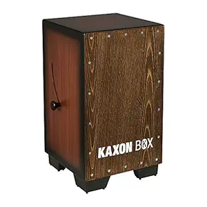 KAXON BOX Adjustable Snare Cajon Hand Crafted Adjustable Snare Cajon Birch Wood 3 Internal Snares, Deep Bass Tone