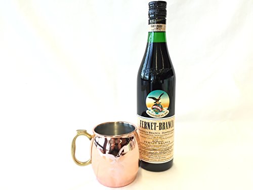 Preisvergleich Produktbild Fernet Branca Kupfer Moscow Mule Becher Bar Set