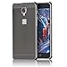 Produktbild OnePlus 3 Hülle,Sunroyal Ultra-dünne Metallgehäuse Hybride Alurahmen Rückwandplatine Schutzhülle,Luxus Noble Schwarz Metal Frame Aluminium Metal Bumper Gehärtetem Glas Back Cover Stoßfest Kratzfeste Handy Schutzhülle Tasche Case für OnePlus 3-Black