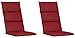Produktbild 2 Hochlehner Auflagen Kettler Dessin 862 in rot 120 x 48 x 6 cm