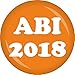 Produktbild partydiscount24 Button ABI 2018 - Freie Farbwahl - 6 Stück Ø 50 mm (Orange)