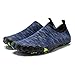 Produktbild letter54 Trekking Schuhe Herren Damen Sportschuhe 90er Sportschuhe Arbeit Schuhe Herren Espadrilles atmungsaktive Schuhe Damen Sportschuhe Damen bunt Blau 46 EU