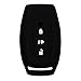 KMH Silicone Key Cover for Tata Safari Storme/Aria 3 Button Remote Key (Black) RS.199.00