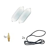 Komplettset 2er-Set Majoni Star Fender Bootsfender weiß 70...