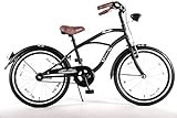 cruiser fahrrad 16 zoll 31, 75 cm Kinderfahrrad Black Cruiser Jungen 20 Zoll