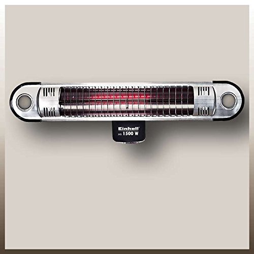 Einhell Halogenheizer IHS 1500 W (1500 W, Fernbedienung, LED-Beleuchtung für Außenbereich, Wandhalterung) - 4