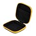 Price comparison product image Diadia For Apple Airpods Earphones Case Box Universal Size Holder Hard Shell EVA Carrying Bag for Apple Airpods and Lightning Earpods (Yellow)