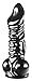 Produktbild Dinoo Rough Rubber Rhabdodon Reptilien-Dildo, fuer Fortgeschrittene, schwarz, schwer (550 Gramm), mit Eichel, Sehnen und Saugnapf (23 x 5,8cm)