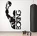 Produktbild Waofe Boxing Boxer Kampf Wandaufkleber Gym Fitness Übung Vinyl Wandtattoo Workout Sport Kunst Dekor 54 * 30 Cm