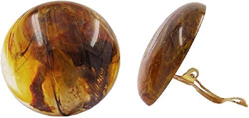 jewellery Clip ripped brown-marbled-shining