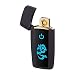 Produktbild LINGAN Feuerzeuge USB Feuerzeug Elektronik wiederaufladbar flammenlos winddicht doppelseitig Spule tragbar Zigarettenanzünder für Männer und Frauen, matte black