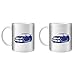 Produktbild Stuff4® Tee/Kaffee Becher 350ml/2 Pack Blau/C63 Coupé Black Series/Weißkeramik/ST10