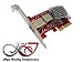 Produktbild Kalea Informatique Karte Controller PCIe Ethernet 10 g/5 g/2,5 g nbase-t – RJ45 Anschluss für Connection 10 x Gigabit auf Kabel Cat 6 A Produktreihe PCI/PCIe Professionelle/Komponenten, hochwertig