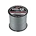 Produktbild Delicacydex YUDELI 1,0 Leinenummer Super Strong 4 Strang 500M Premium PE Geflochtene Angelschnur Lake Multifilament Drahtgewebter Faden - Grau