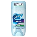 2 pieces - 2.6oz Secret Deodorant Outlast Clear Gel Laca Ted 2.6oz (2 Pack)