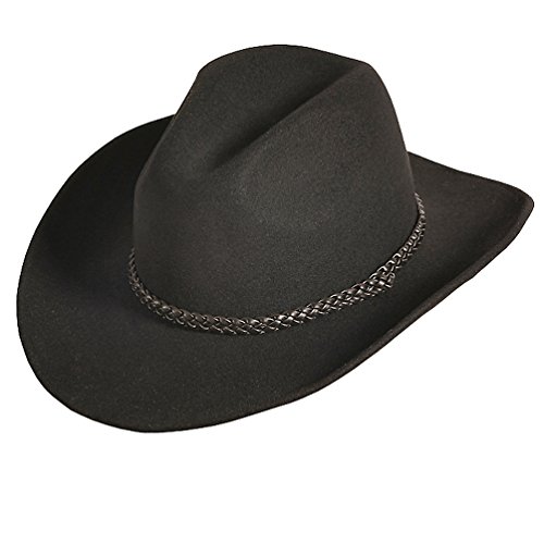 Westernhut Chuck 100% Wool Felt -  black - X-Large