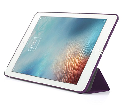 KHOMO iPad Pro 9.7 Zoll Hülle Case Violett Gehäuse mit Doppelten Schutz Ultra Dünn und Leicht, Smart Cover Schutzhülle fur das Neue Apple iPad Pro 9.7 – Dual Purple - 6