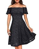 ❤Aus weich Spitze und elastischen Nylonjersey für angenehmen Tragekomfort. Weißes Spitzenkleid ist ein bisschen transparent. Man braucht unter den Kleid einen Unterrock zu tragen.