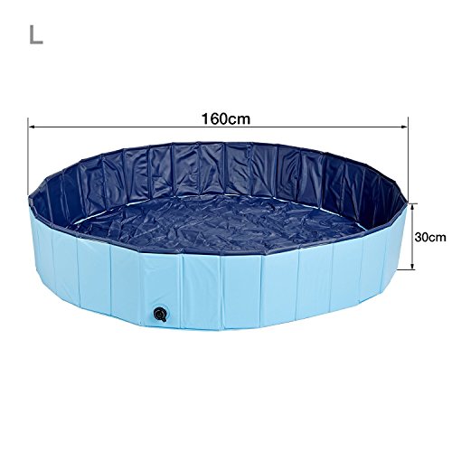 Kaka-mall-Pet-Dogs-Cats-Swimming-Pool-Bathing-Tub-Foldable-Indoor-Outdoor-Light-BLue