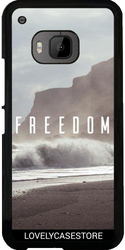 Lovelycasestore Case for Htc One M9 - Freedom - Beach Sea Cliff Holidays