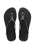 Cierre: Sin cordones Havaianas Luna, Sandalias para Mujer, Negro (Black), 39/40 EU (37/38 Brazilian)