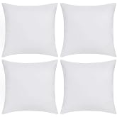 TeksNil Home 4 Adet Fermuarlı Kırlent İ&ccedil; Astarı 5 Ebat Kırlent İ&ccedil;i Yastık Kılıf Astar Milt- 50X50