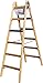 Produktbild ILLER-LEITER Geis&Knoblauch Breitsprossenstehleiter 1104-7 Professional 2x4 Sp. Sprossenleiter 4039665013908