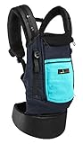 Je Porte Mon Bebe PhysioCarrier - Mochila portabebés, color azul y turquesa