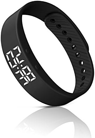 All Cart Non Bluetooth Fitness Tracker Activity Monitor Smart Pedometer Bracelet With LED Screen And Adjustable Wristband For Exercise