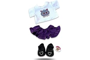 Build Your Bears Wardrobe- Teddy Bear Clothes Vestiti dell'orsacchiotto, Natale, Colore Viola, 5060322144733