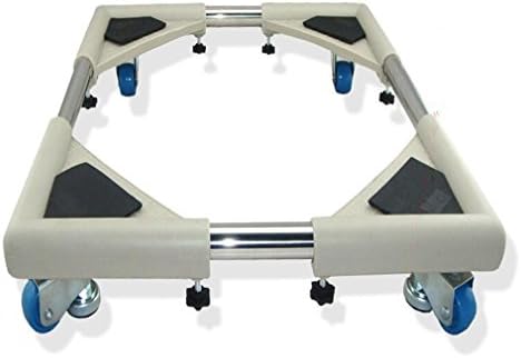 XIAOMEIXI Movable Machine Trolley Appliance Wheels Base Bracket Square Adjustable for Dryer, Washing Machine and Refrigerator
