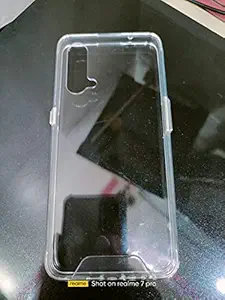 LEMCAS Ultra Hybrid Transparent Back Hard TPU Space Cover Case for OnePlus Nord CE