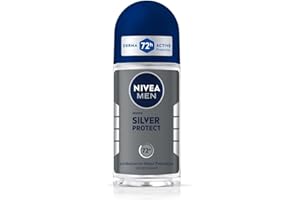 ‎NIVEA NIVEA MEN Silver Protect 48 H Antybakteryjny antyperspirant w kulce dla mężczyzn 50 ml