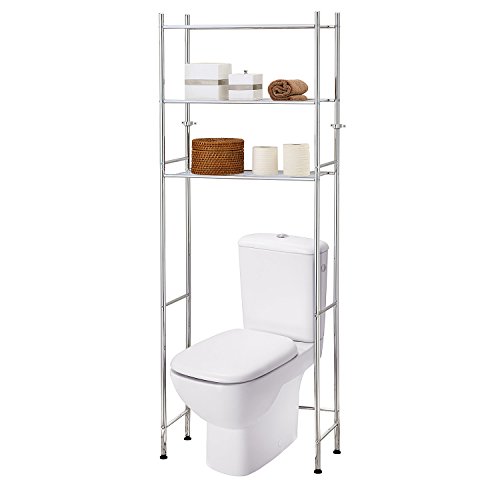 Tatkraft Roomy Platzsparendes Space Saver Badezimmer WC Regale über WC Waschmaschine Regalsystem 61X27X170H cm - 2