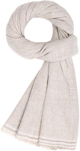 Winter Autumn Fashion Cashmere Scarf Unisex Women’s Men Soft Wool Shawl Large Stole Thick Blanket Pashmina Beige White
