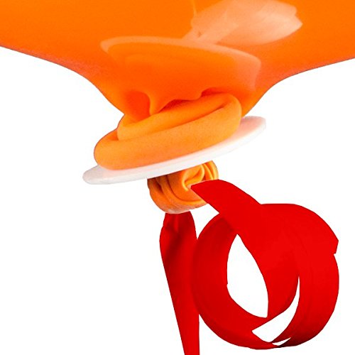 Ballonverschlüsse „Helium“ – Rot – 10 Stück – partydiscount24® - 3