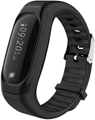 Fuibo ID118 HR Smart Phone Watch Smart Wristband Sleep Monitor Call Message Keepsake Heart Rate IP67/Smart Watch Bracelet Sport Fitness Tracker, Black