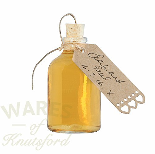 24 x kleine Glasflasche mit Korken, perfekt für Hochzeitsaccessoires - 7