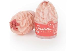 Isabelle Laurier - Bombe de bain hydratante Cupcake pour jeune Fille - Senteur Fraise - 98% d'ingrédients Naturels - Enrichi avec du beurre de Cacao et de Karité