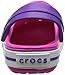 Crocs Crocband Kids, Unisex-Baby Clogs, Pink (Neon Magenta/Neon Purple), 2 UK