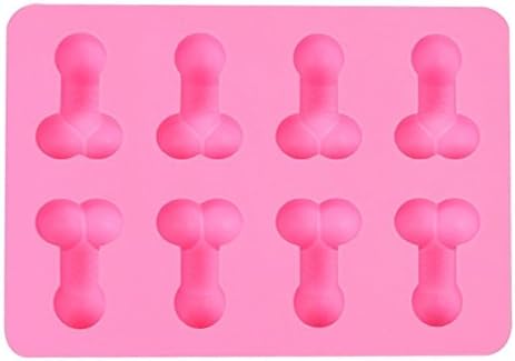 WChanping 1X Fun Silicone Cake Mold Spoof Mini Chocolate Mold, Jelly Tray, Cookies Pan, Bachelorette Party Silicone Candy Mold