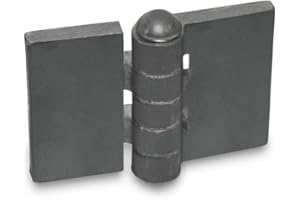 Ganter Normelemente | Bisagra para soldar - GN 1366-ST-60-60-A-BL | Perfil de acero | BxL: 60x60 mm