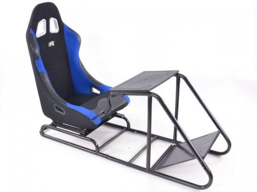 Preisvergleich Produktbild Game Seat für PC und Spielekonsolen Stoff schwarz / blau