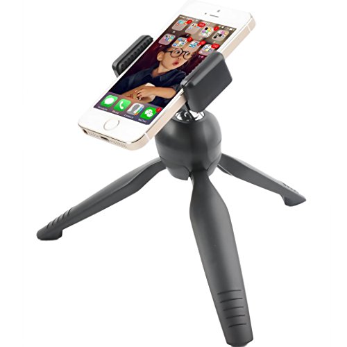 Gosky universale smartphone treppiedi adattatori, staffa di supporto per treppiedi, mobile phone selfie stick supporto a clip, adattatore di montaggio per monopiede, treppiede per iPhone 6s 6Â 5s 5Â Samsung Galaxy