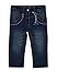 Pampolina Baby-Girls Hose Jeans Jeans, Blue (Blue Denim/Blue 0013), 9-12 Months (Manufacturer size: 80)