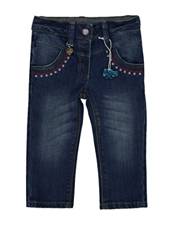 Pampolina Baby-Girls Hose Jeans Jeans, Blue (Blue Denim/Blue 0013), 9-12 Months (Manufacturer size: 80)