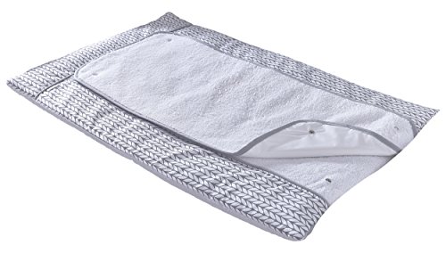 Preisvergleich Produktbild Clair de Lune Barley Bébé Wickelunterlage, Grau