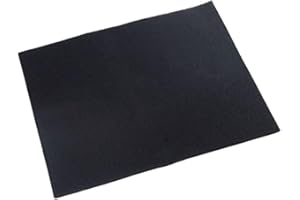 Fackelmann 08024 Filtre hotte, Filtre charbon hotte, Charbon actif, Polyester, Noir, 47 cm x 57 cm