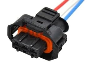 PA PRODUCTS Fuel Rail Pressure Sensor Plug 1.9 DCI For Vauxhall Vivaro Renault Trafic Connector